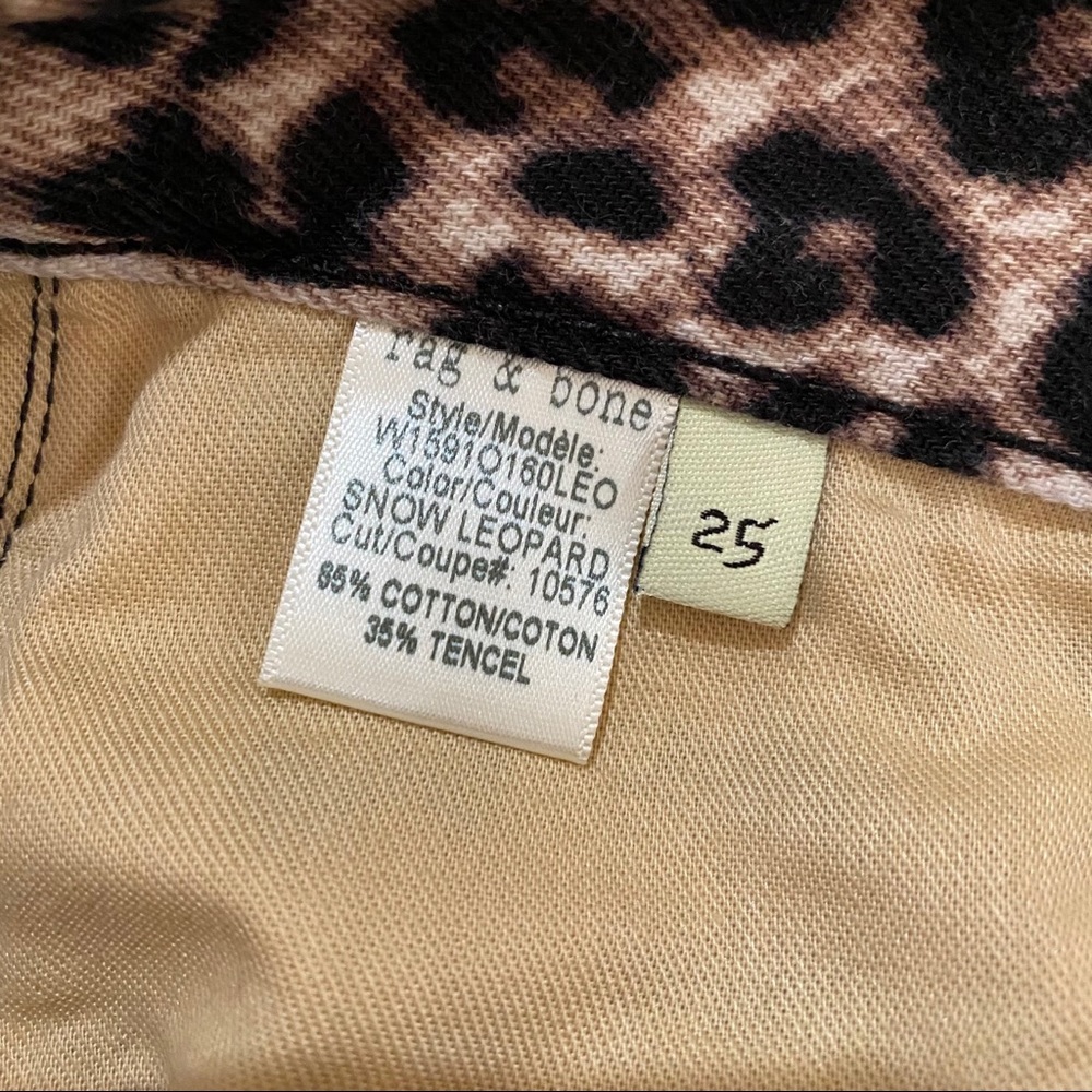 Rag & Bone | Snow Leopard Boyfriend Jeans - Picture 6 of 11